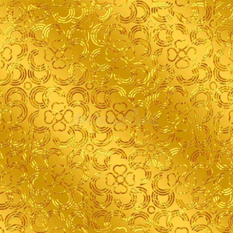 Abstract Background Golden Color Summer Design. Seamless Pattern Concept  Can Be Used for Wallpaper, Wrapping Paper, Luxury and Stock Illustration -  Illustration of golden, closeup: 147631797