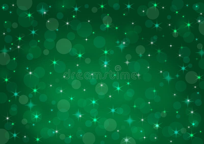 Abstract background green bokeh