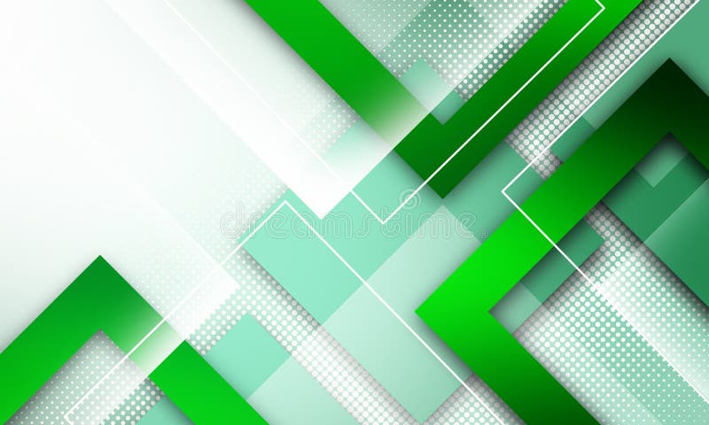 Abstract background with green squares royalty free illustration
