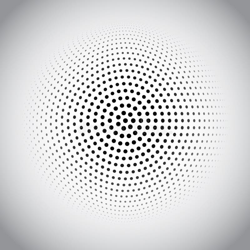 Abstract background with a halftone dots design