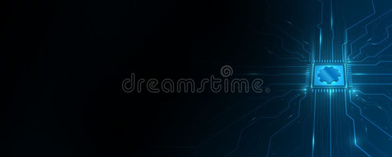 Abstract background image, technology concept, cog circuit board, electronic network stock illustration