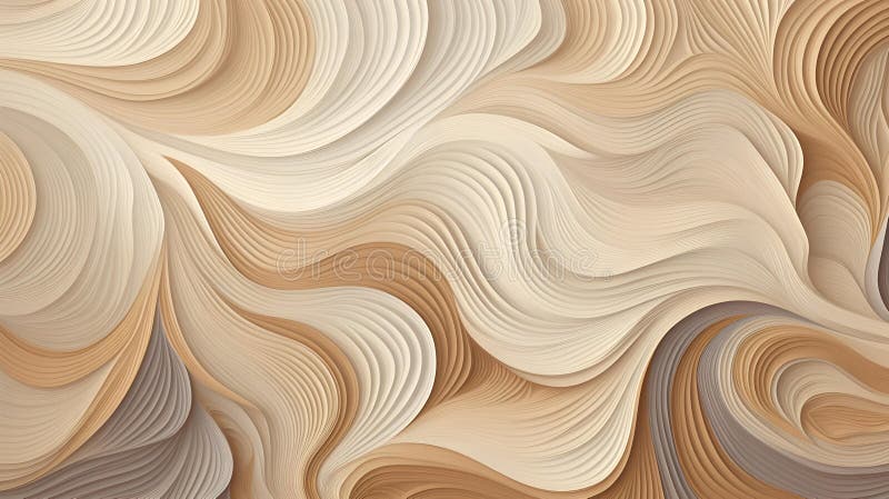 Abstract Background of intricate Patterns in beige Colors. Antique Wallpaper vector illustration