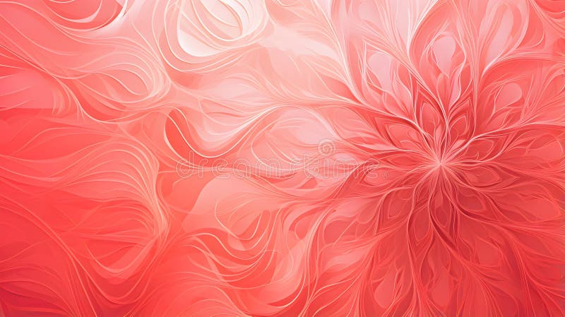 Abstract Background of intricate Patterns in light red Colors. Antique Wallpaper vector illustration