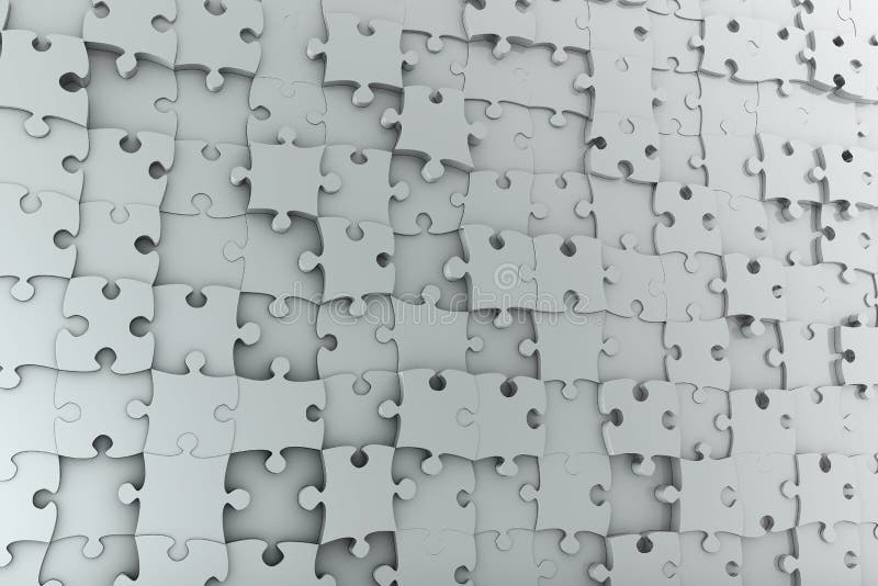 Abstract background jigsaw puzzle vector illustration