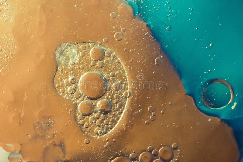 Abstract background made out of mixing water and oil royalty free stock image