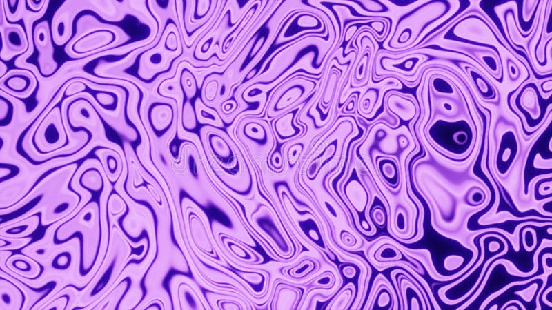 Abstract background with magic neon liquid hypnotic trippy lines and waves. Seamless loop animation