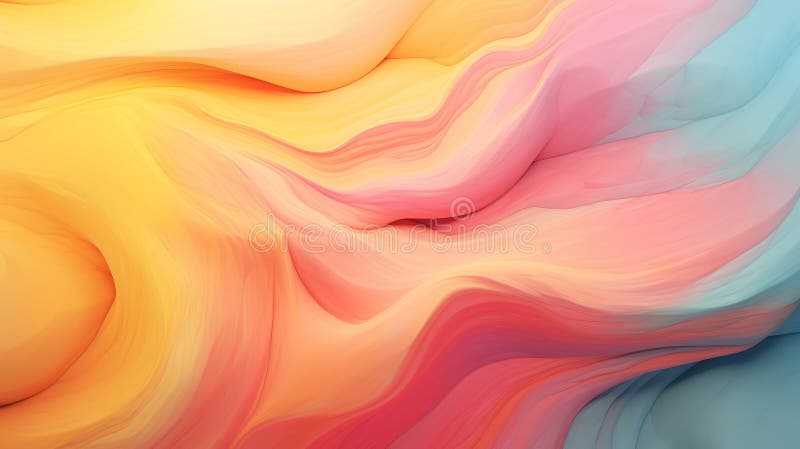 Un fond abstract cu undă multicolorată. ai generativ royalty free stock photography