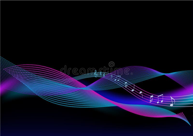 Abstract background, music