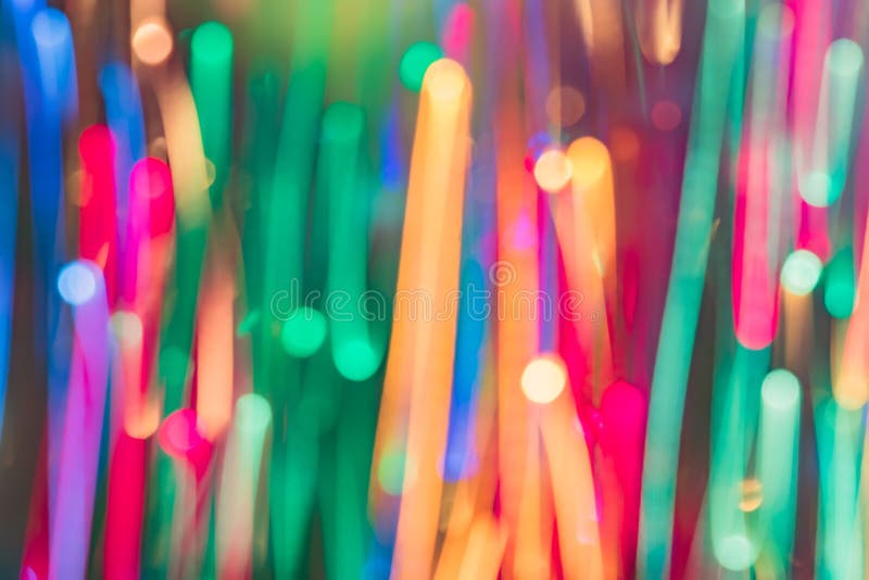 Abstract background of night light in neon colors , long exposure shot