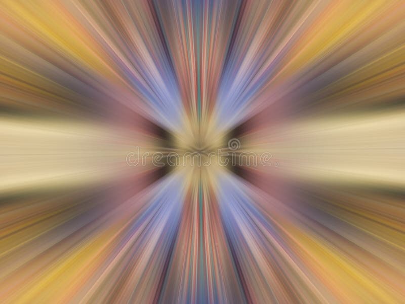 Pastel colored radial burst with symmetrical fractal pattern vector illustration