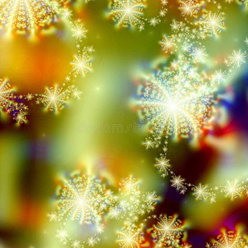 Sfondo astratto modello di Inverno di Colori Caldi ed astratti, di stelle o di fiocchi di neve.