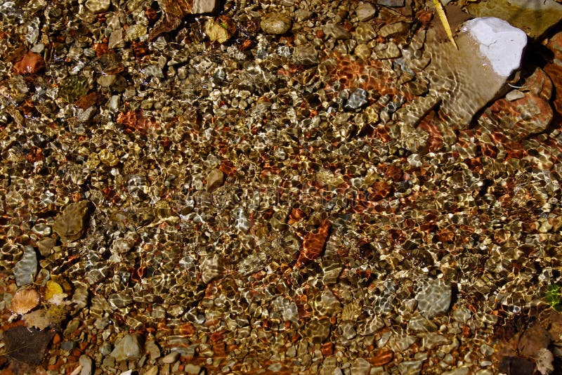 Abstract background patterns - Creek ripples stock photo