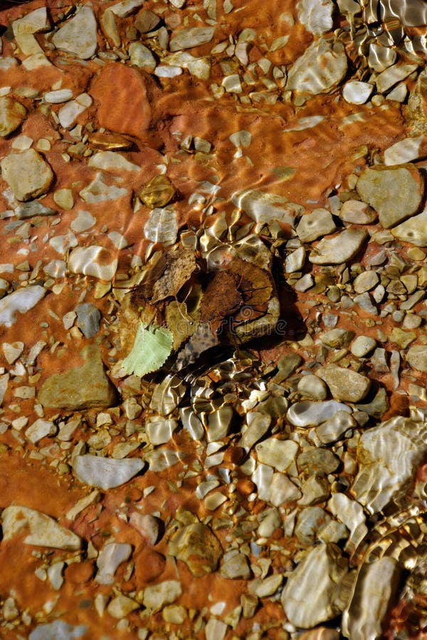 Abstract background patterns - Creek ripples stock photography