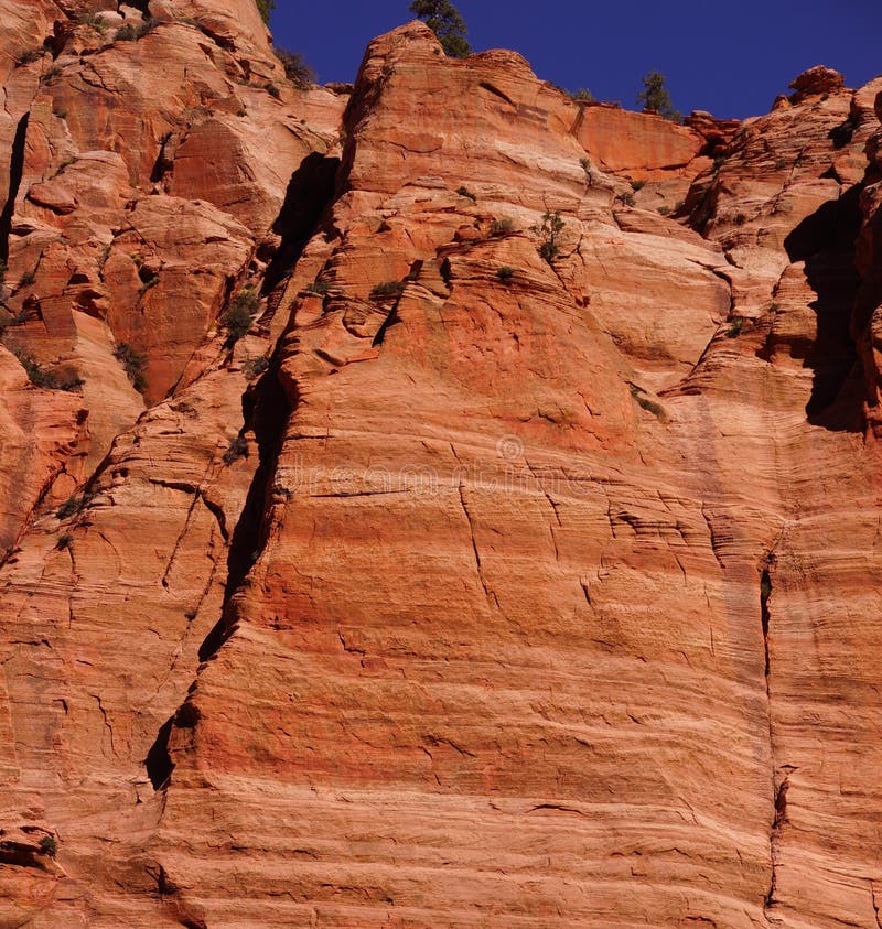 Abstract background patterns - sheer cliff face royalty free stock photography