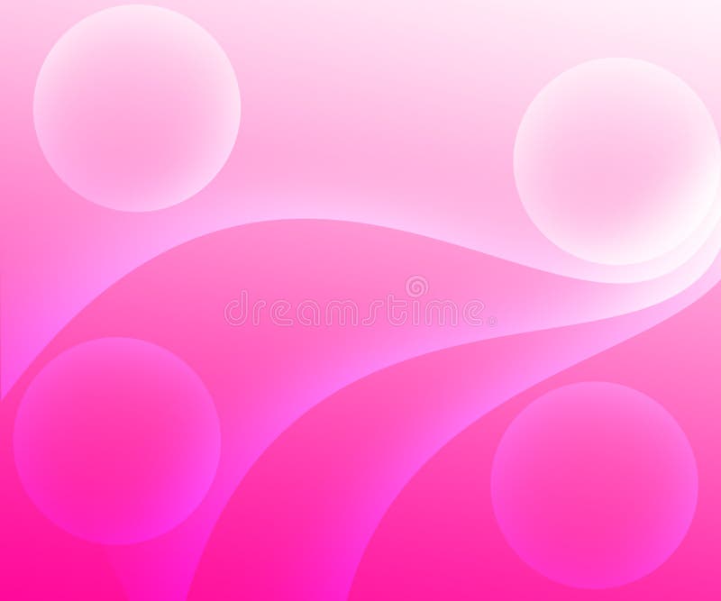 Abstract background pink and white gradient with circles vector illustration