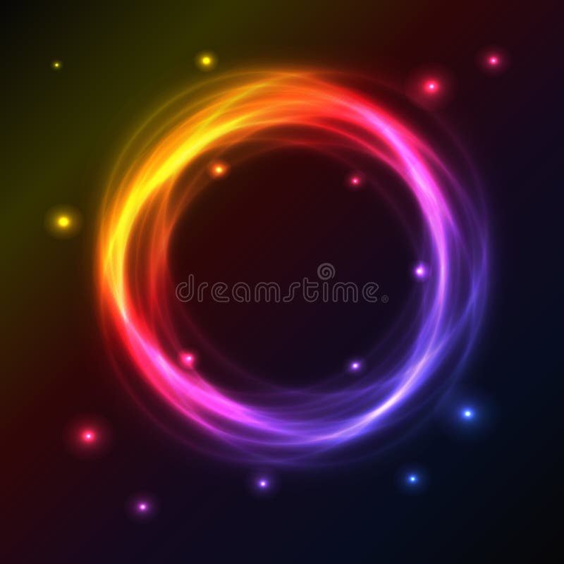 Abstract background with plasma effect stock illustration