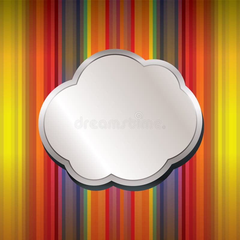 Abstract background with promotion balloon