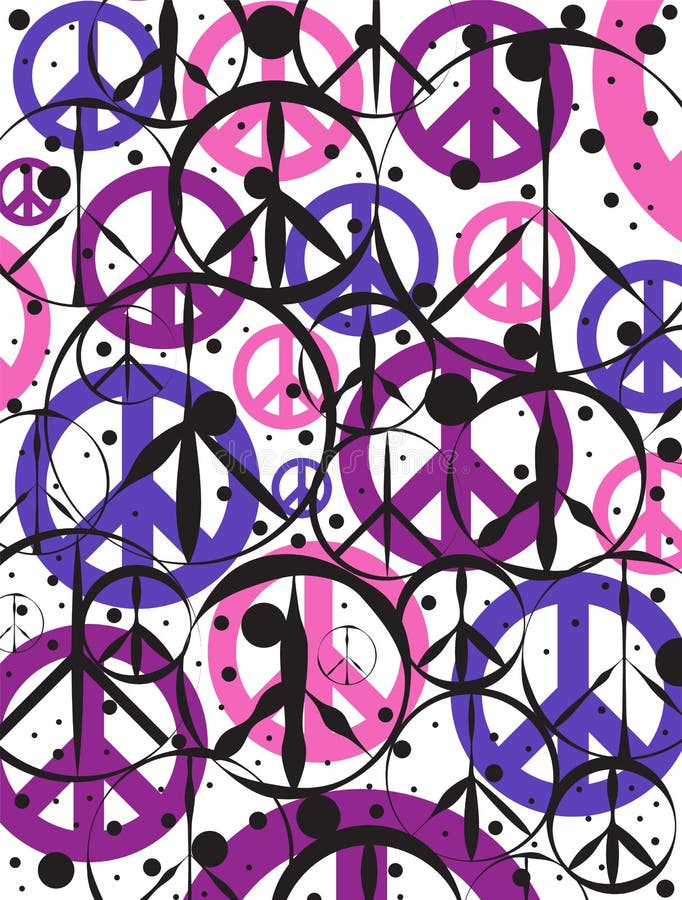 Peace Sign Plasma stock vector. Illustration of circles - 31735260