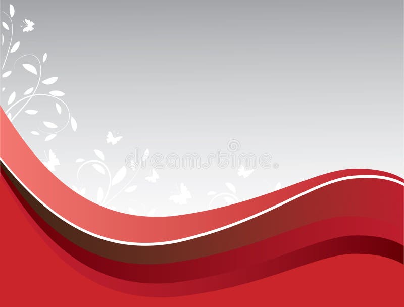 Abstract background of red on gray