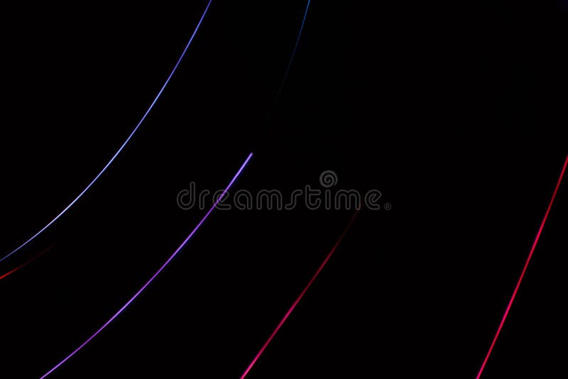 Abstract background of red and purple lines on black vector illustration