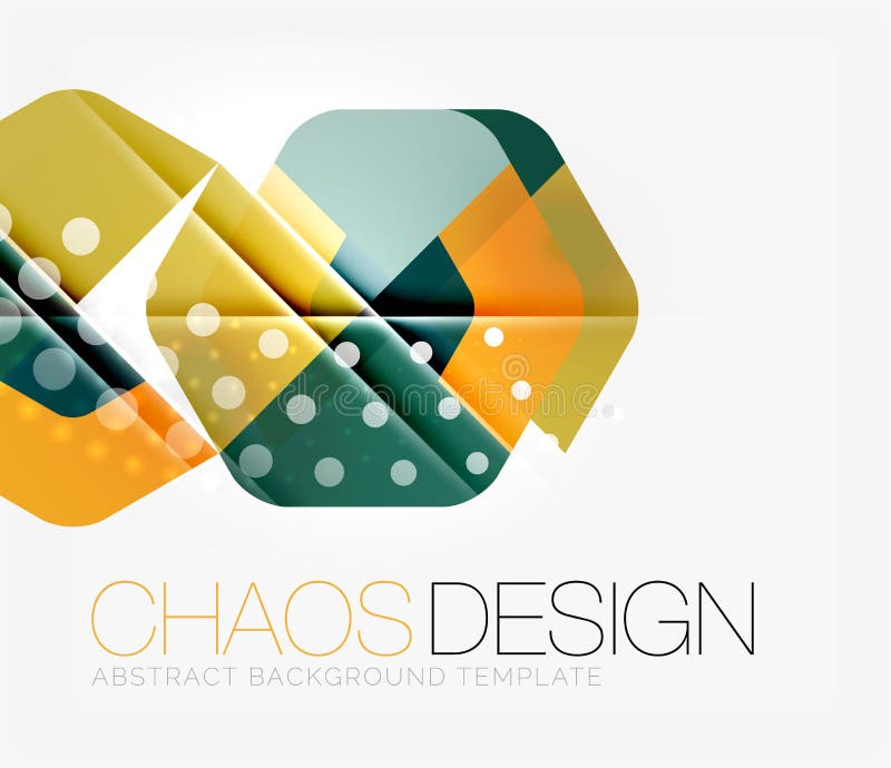 Abstract Background with Round Shapes Stock Vector - Illustration of