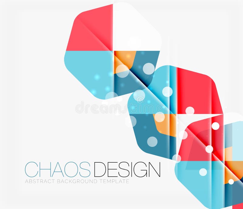 Abstract Background with Round Shapes Stock Vector - Illustration of