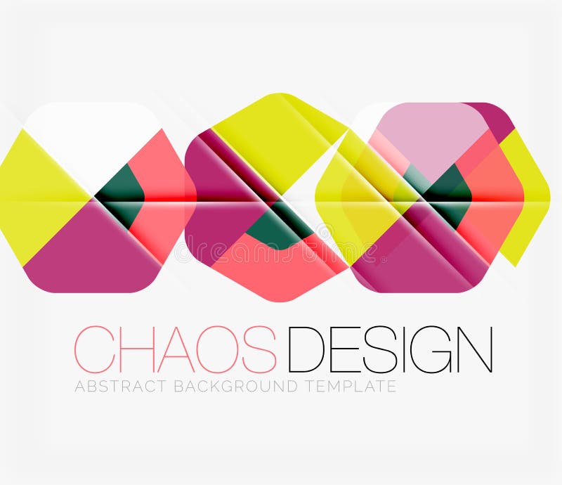Abstract Background with Round Shapes Stock Vector - Illustration of