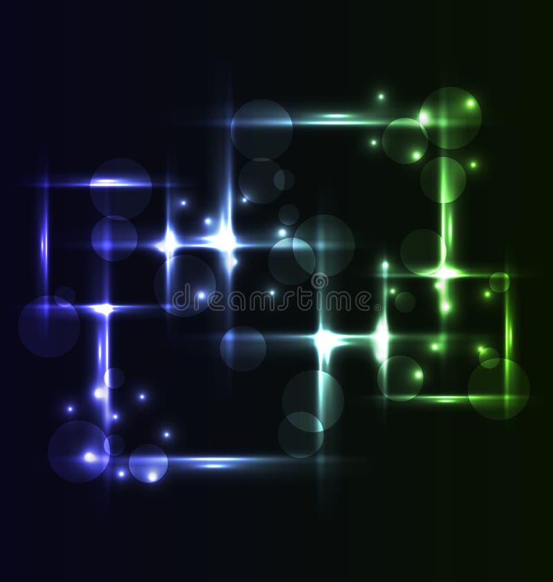 Abstract background, set square bubbles stock illustration