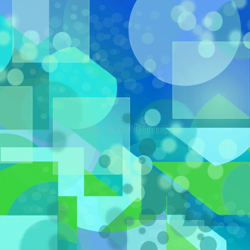 Abstract background with simple geometric shapes pattern for design use. Abstract geometric background with circles; rectangles, squares and stripes