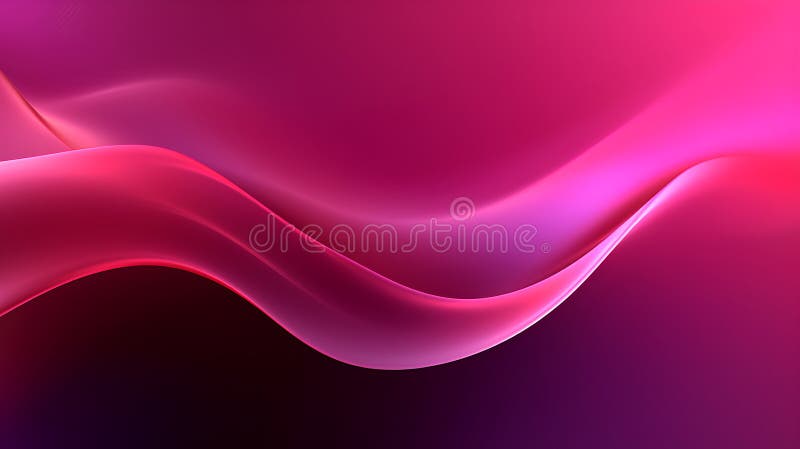 Abstract background with smooth wavy lines. Vector illustration. Pink, purple colors. AI generated. AI generated image. Illustration and Clip Art.