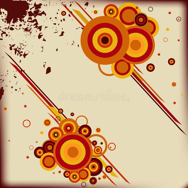Abstract background with some circles.