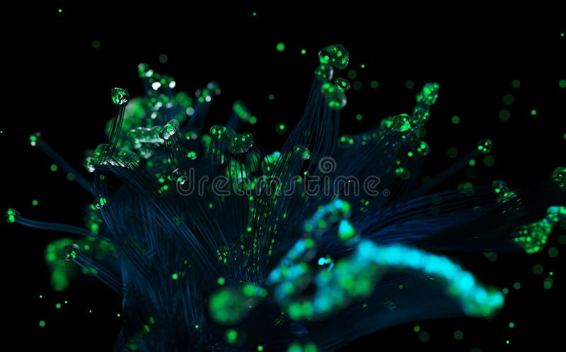 Abstract background from splashes of liquid. Beautiful composition of water drops. royalty free illustration