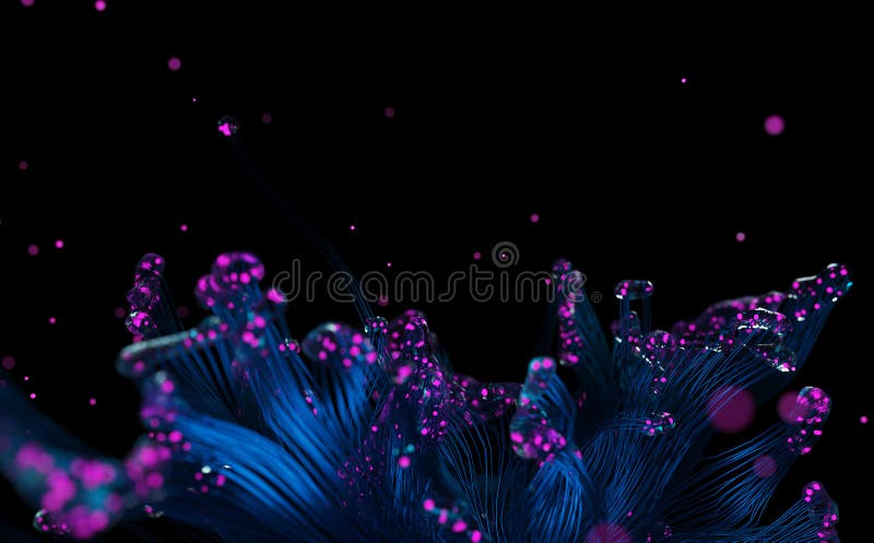 Abstract background from splashes of liquid. Beautiful composition of water drops. vector illustration