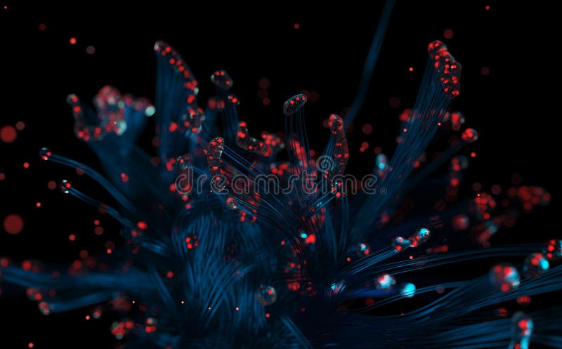 Abstract background from splashes of liquid. Beautiful composition of water drops. stock illustration