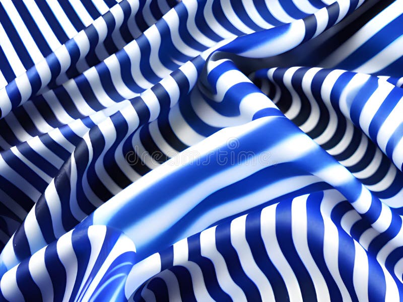 Abstract Background, Striped Wallpaper, Blue and White Fabric Texture