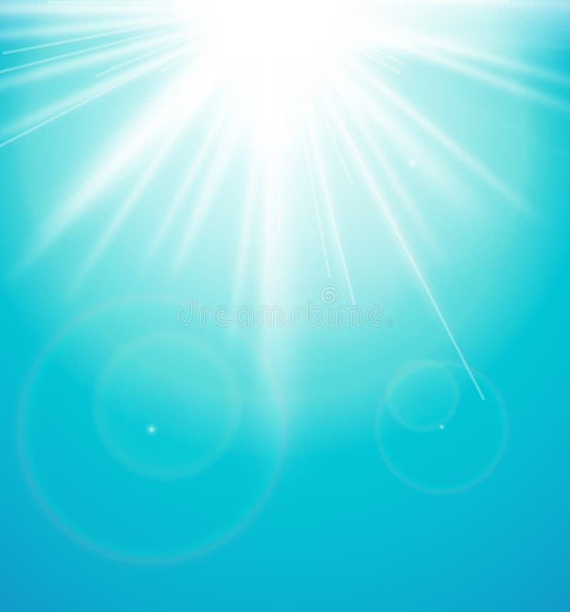 Abstract Background with a sun burst