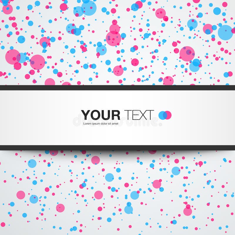 Abstract Background With Text Box Stock Vector Illustration Of