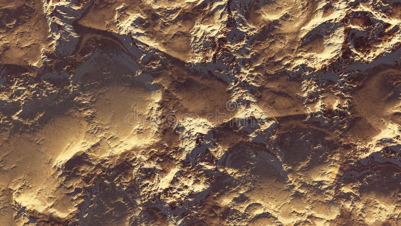 Abstract background, texture of a alien planet, realistic texture of the surface of an alien planet, abstract surface texture stock illustration