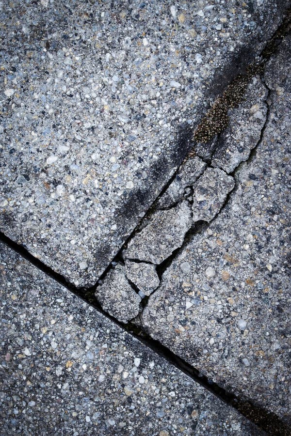 Asphalt Pavement Cracks Broken Stock Photo Image of sidewalk