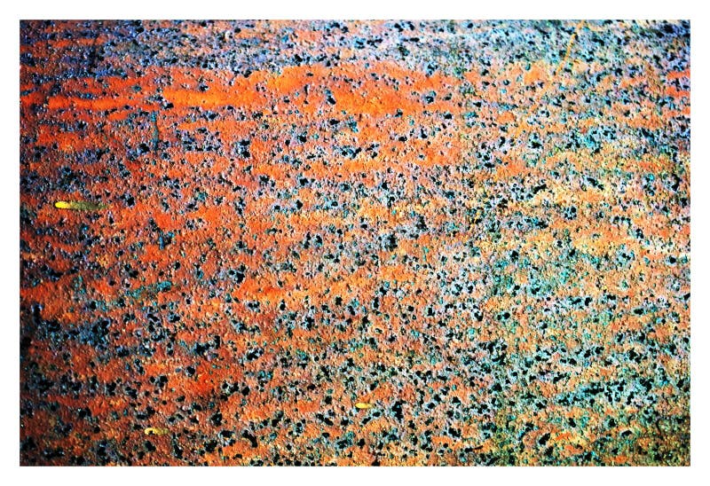 Abstract background. The texture of rusty metal in bright colors. royalty free stock photography