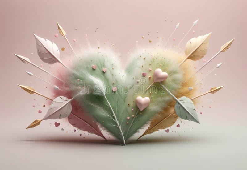 Abstract background, valentine&#x27;s day card stock photos