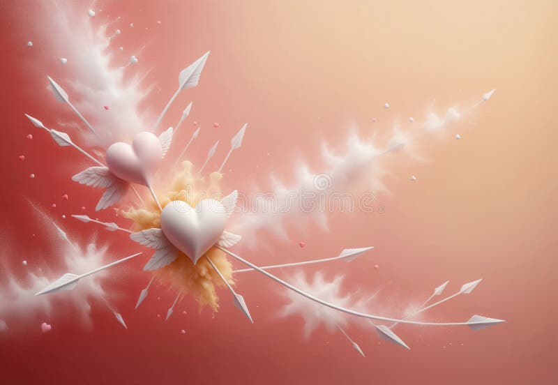 Abstract background, valentine&#x27;s day card royalty free stock image
