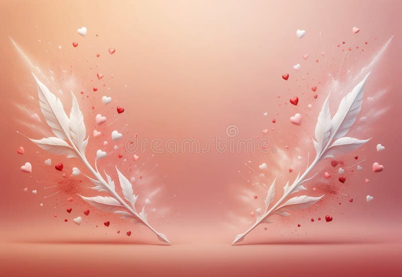 Abstract background, valentine&#x27;s day card stock photography