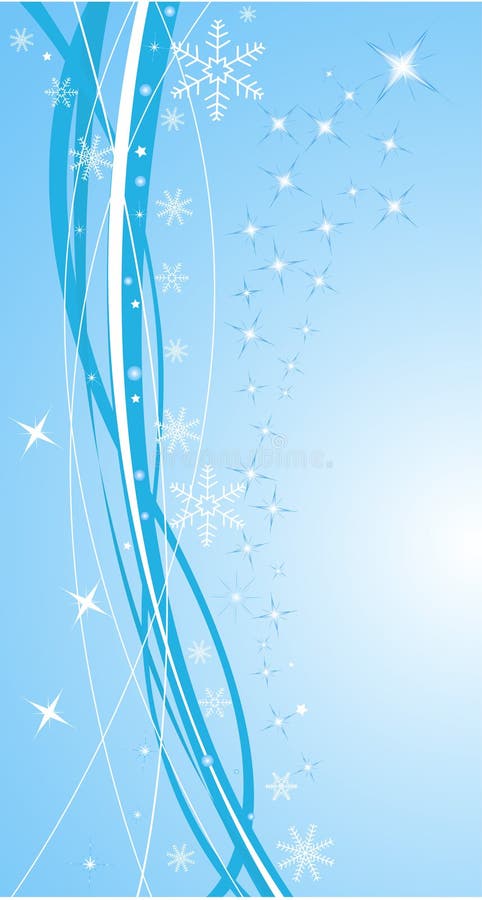 Abstract snowflake background - vector illustration. Backdrop undulating vectors