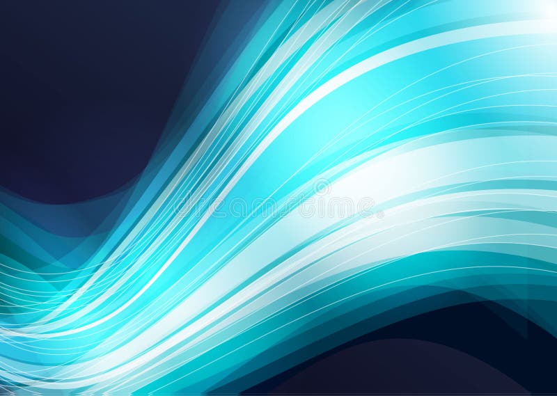 Abstract background wave