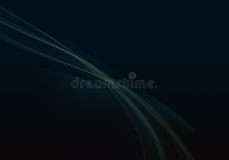 Abstract Background Waves. Black, Blue and Green Abstract Background