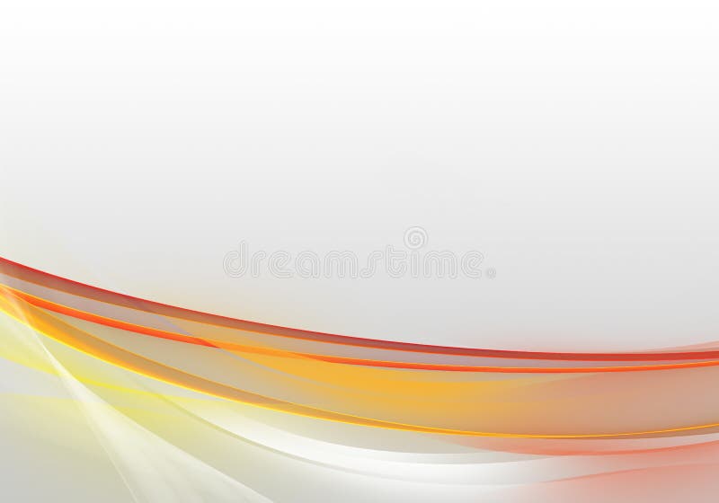 Abstract Background Waves. White, Grey and Orange Abstract Background