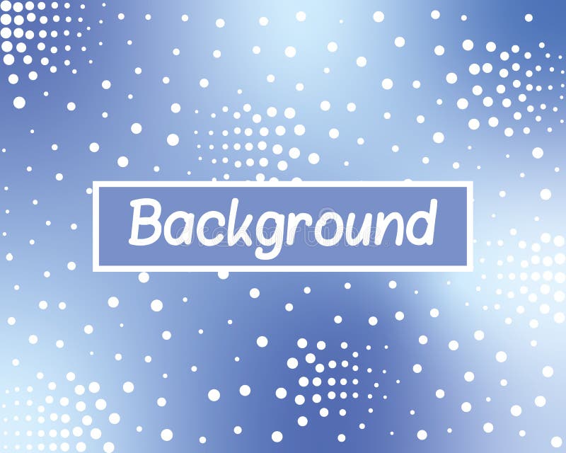 Abstract Background with White Dots on a Whiteblue Gradient Stock