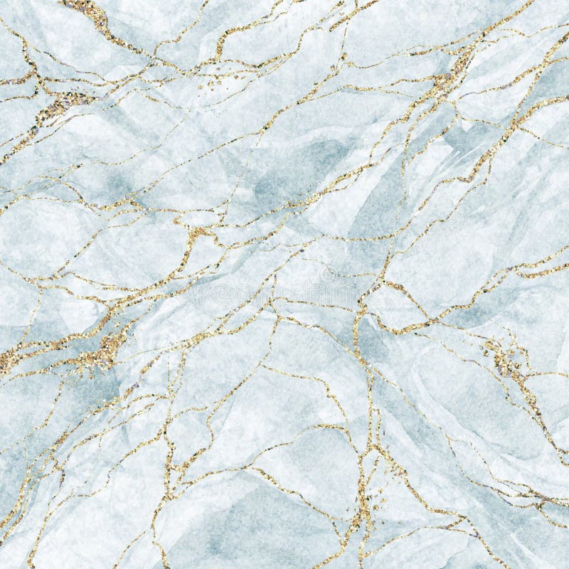 Abstract background, white marble with gold glitter veins, fake stone texture, painted artificial marbled surface, fashion