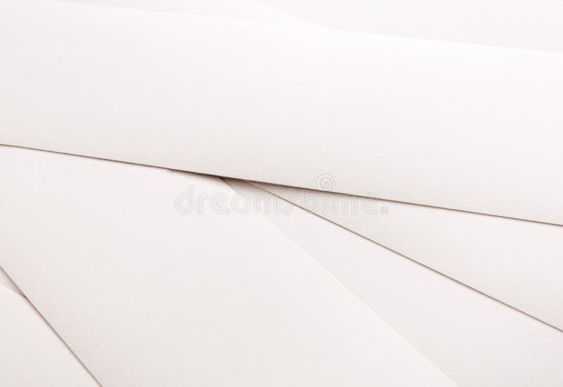 Abstract background, white sheets of paper. Geometric pattern of white pages, close up, mosaic design. Concept clean layout stock images, royalty-free photos and pictures